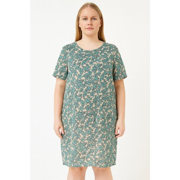 Glamorous Curve Casual Short Sleeve Floral Dress - Size 18 - Excellent Condition - Picture 1 of 7